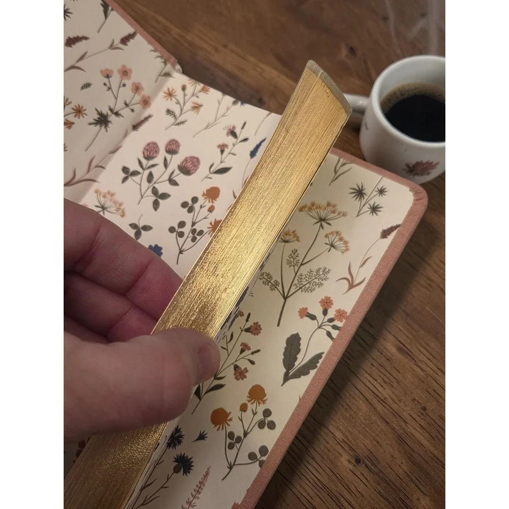 Pink & Gold Foil Velvet Lined Target Threshold Journal Notebook | 96sheets | 5x7